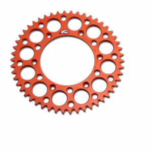 Renthal Sprocket CW Orange Grvd Pkd KTM Ultralight 50T
