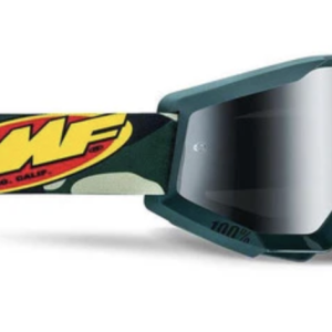 FMF POWERCORE Goggle Assault Camo Green - Mirror Silver Lens